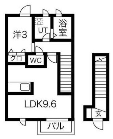 Le Prunierの物件間取画像